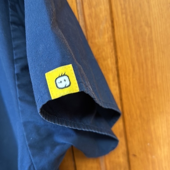 Origins Bravo-Women's V-Neck Scrub Top Navy Blue 3XL - Picture 3 of 7